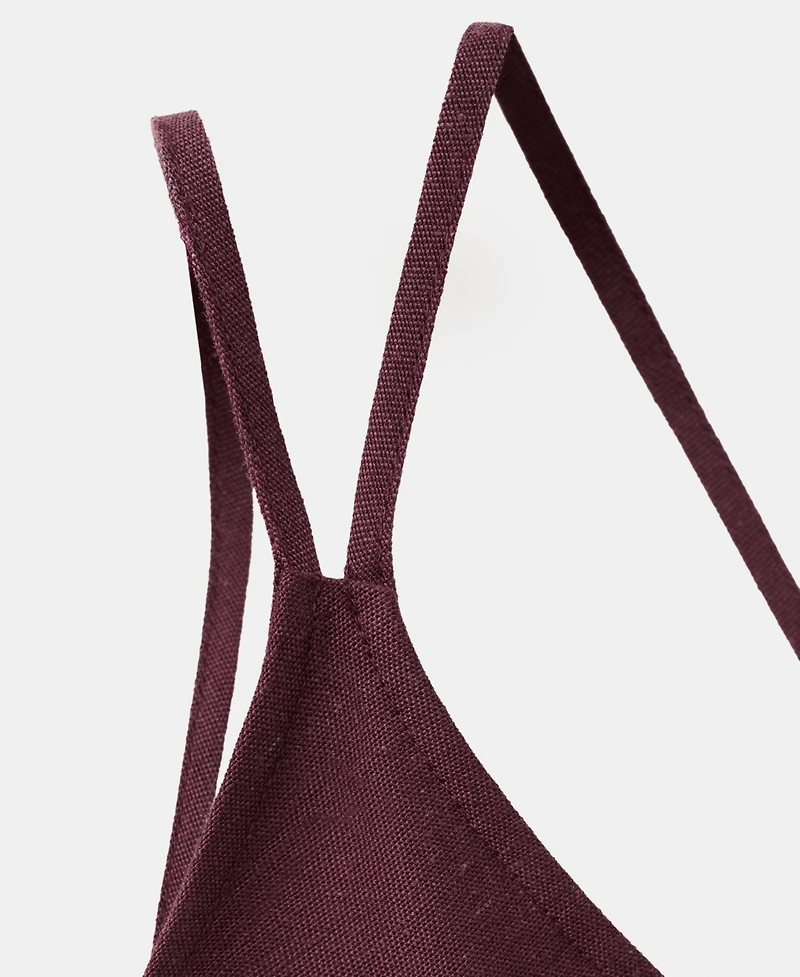 Mango Women's Asymmetrical Floral Embroidered Top