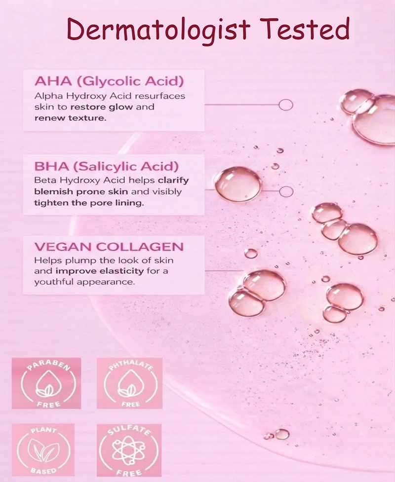 Lovery Korean Skin Care Resurfacing Toner Pads with Aha + Bha + Collagen - 70 Pads
