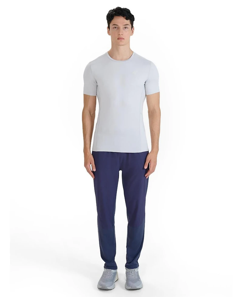 4F Men's Slim Quick-Dry Running T-Shirt Stretch Reflective