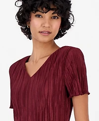 Connected Petite Jacquard Sheath Dress