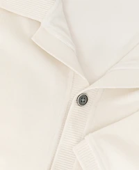 Reiss Men's Eden Towelling Short-Sleeve Shirt