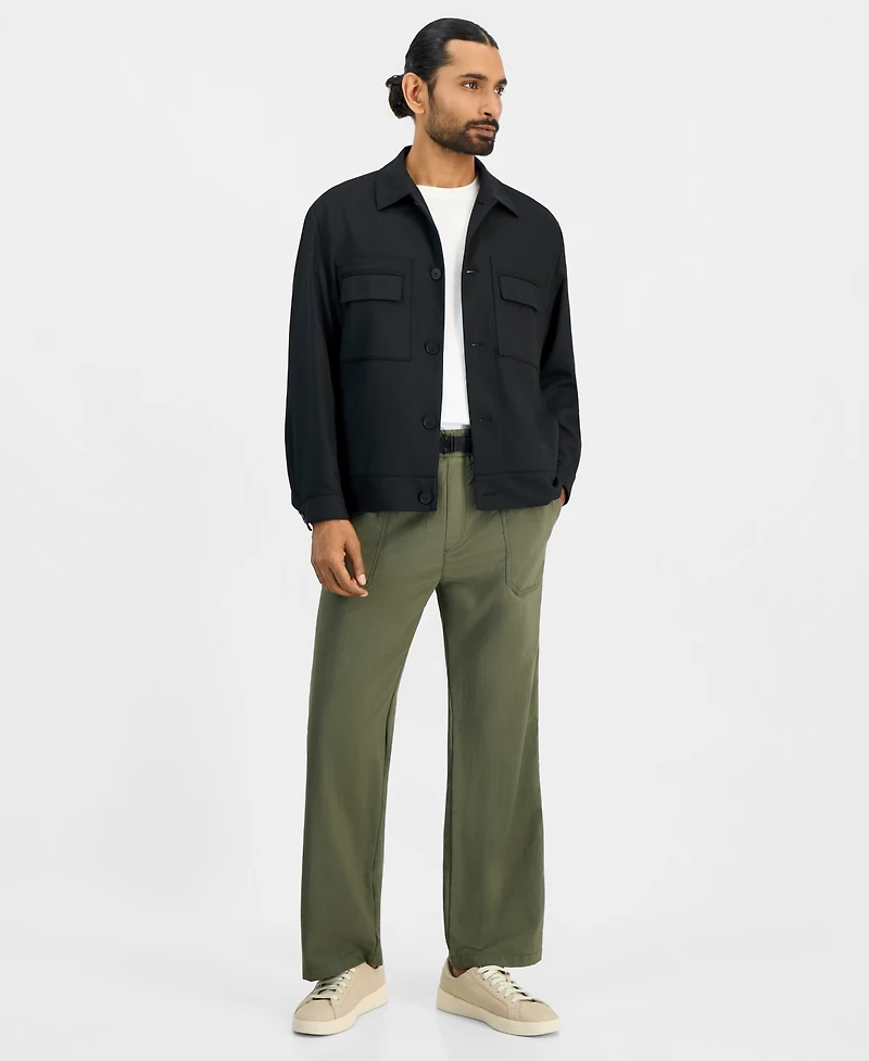 Hugo by Boss Men's Juliano Slim-Fit Twill Pleated-Back Jacket