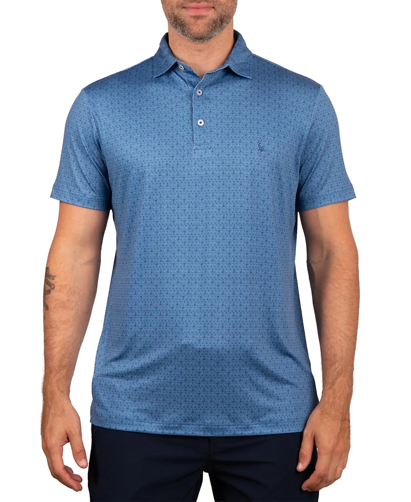 TailorByrd Men's Martini Glasses Performance Polo