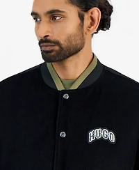 Hugo by Boss Men's Berono Varsity Corduroy Jacket