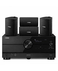 Yamaha Rx-A2A 7.2-Channel 8K Av Receiver with 4 Outdoor Speakers