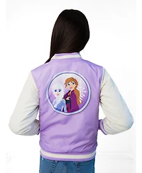 Frozen Toddler Girls' 2T-5T Varsity Bomber Jacket