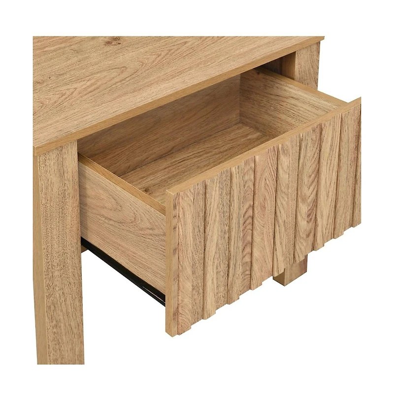 New Classic Furniture Thayer Wood 1-Drawer End Table