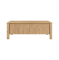 New Classic Furniture Thayer Wood Coffee Table with Two Drawers