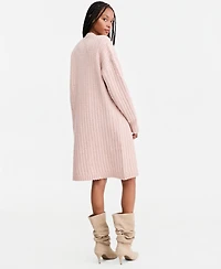 And Now This Women's Duster Open-Front Ribbed-Knit Cardigan, Macy's Exclusive