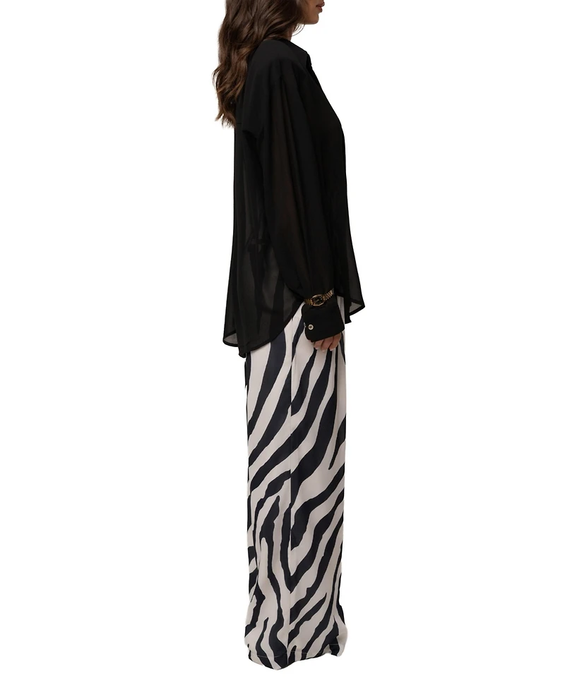 Jluxlabel Women's Dusk Fierce Form Button-Down Shirt
