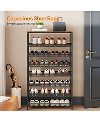 Slickblue 8-Tier Shoe Rack 29.5" with Large Storage Capacity