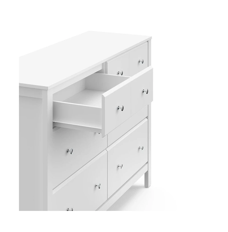 Storkcraft Horizon 6 Drawer Dresser (White)