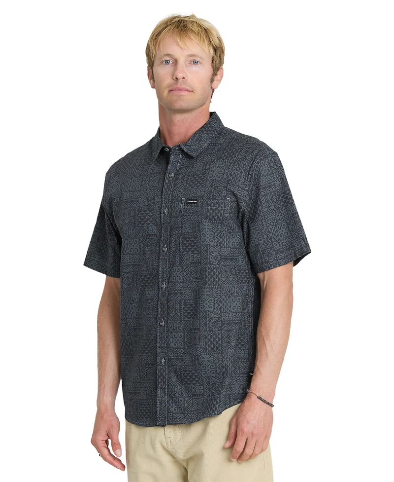 Quiksilver Men's Koa Classic Printed Poplin Shirt