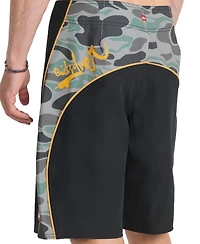 Quiksilver Men's 4-Way Stretch Contrast Side Panel Swim Shorts