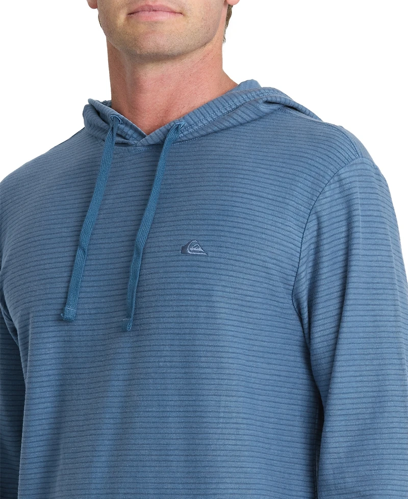 Quiksilver Men's Alamitos Lightweight Textured Knit Hooded Sweatshirt