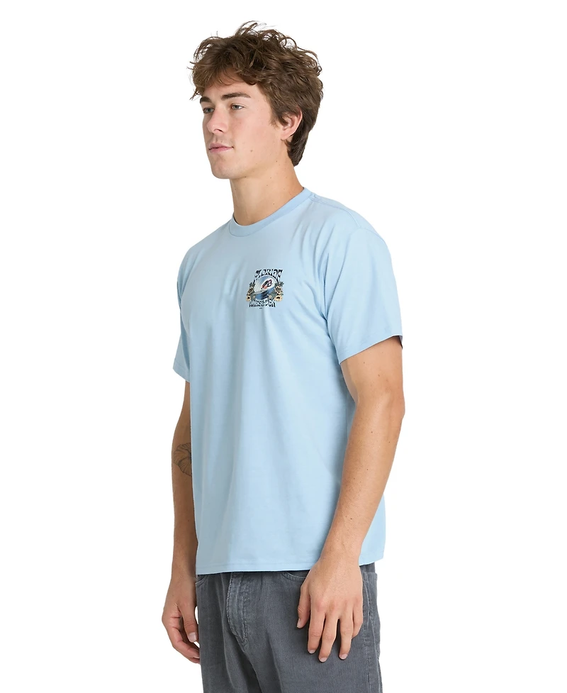 Quiksilver Men's Ringspun Cotton-Blend Crewneck T-Shirt