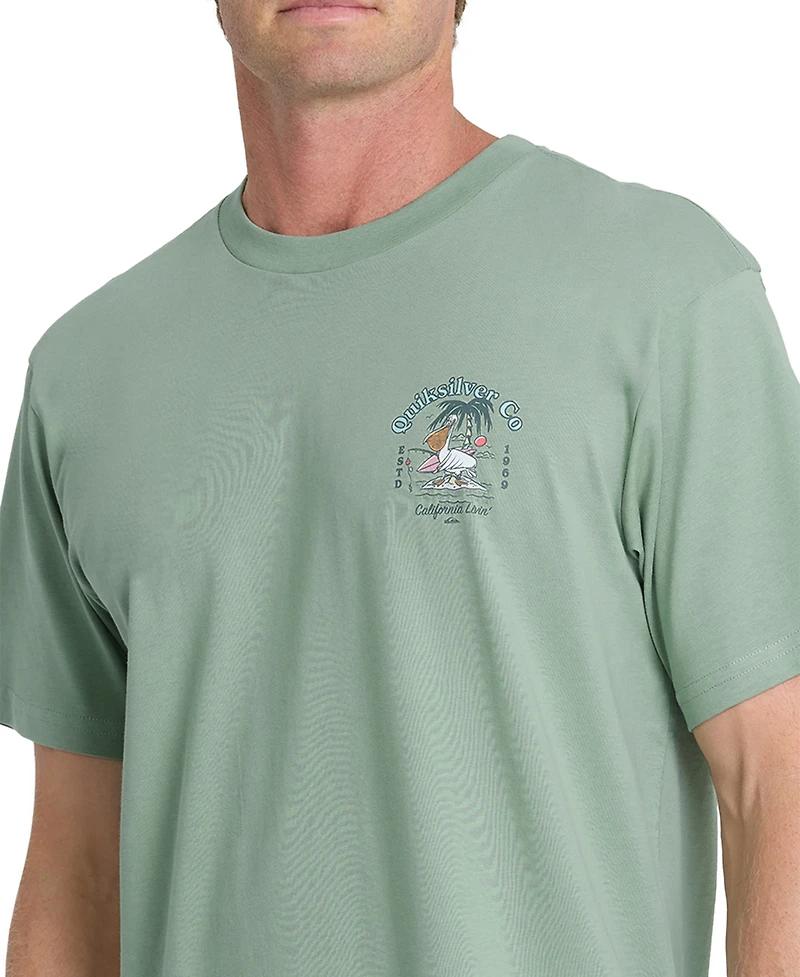 Quiksilver Men's Crewneck Graphic T-Shirt