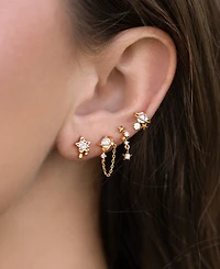 Girls Crew Crystal Lunar Dreams Stud Earrings Set
