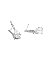 Girls Crew Crystal Cape May Pear Stud Earrings
