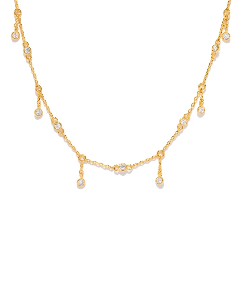 Girls Crew Crystal Copacabana Droplet Necklace