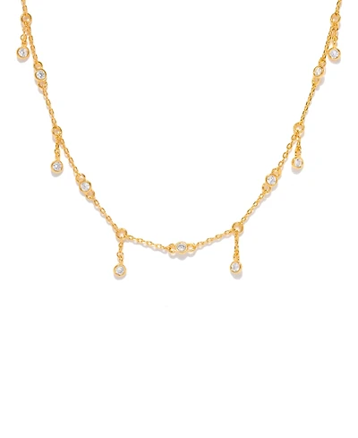 Girls Crew Crystal Copacabana Droplet Necklace