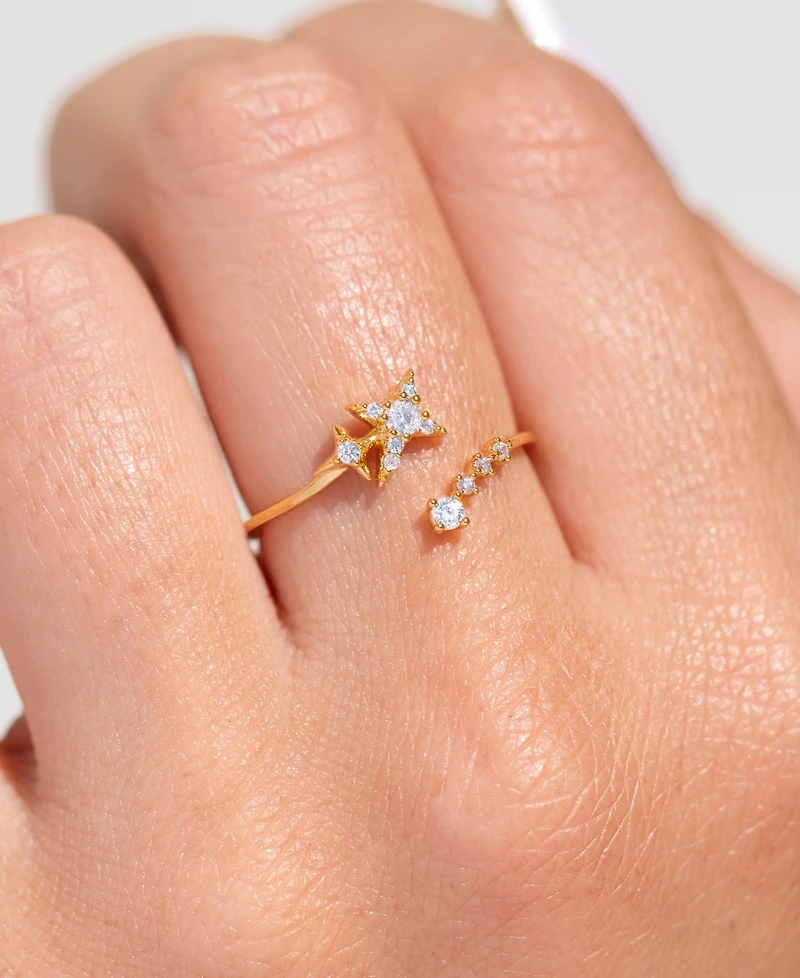 Girls Crew Crystal Interstellar Adjustable Ring