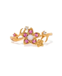 Girls Crew Crystal Disney Princess Mulan Flower Ring