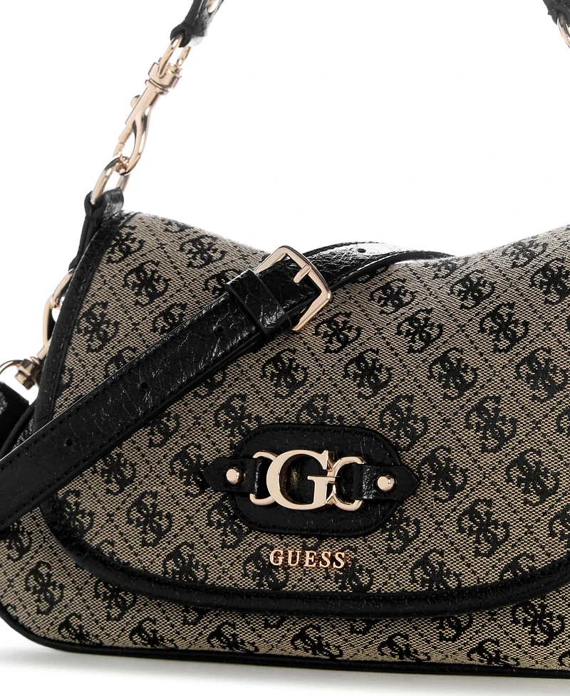 Guess Samantha Small Flap Shoulder Handbag