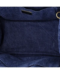 Pre-Owned Prada Mini Canapa Convertible Tote Denim