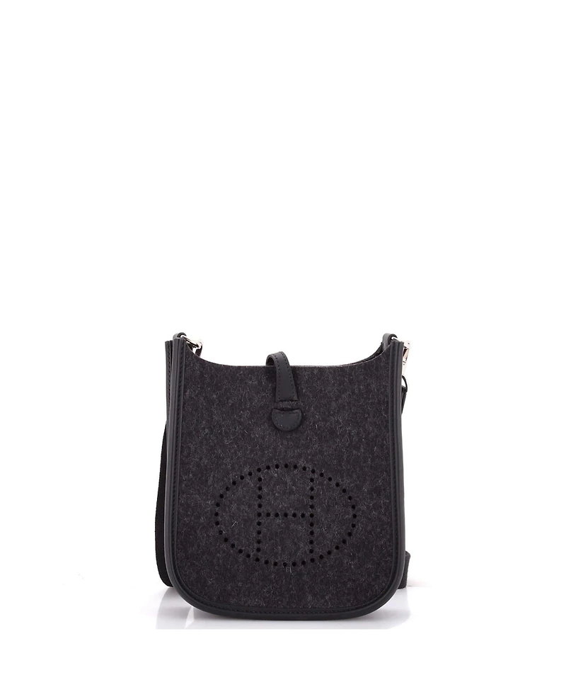 Pre-Owned HERMES Tpm Evelyne Bag Gen Iii Felt