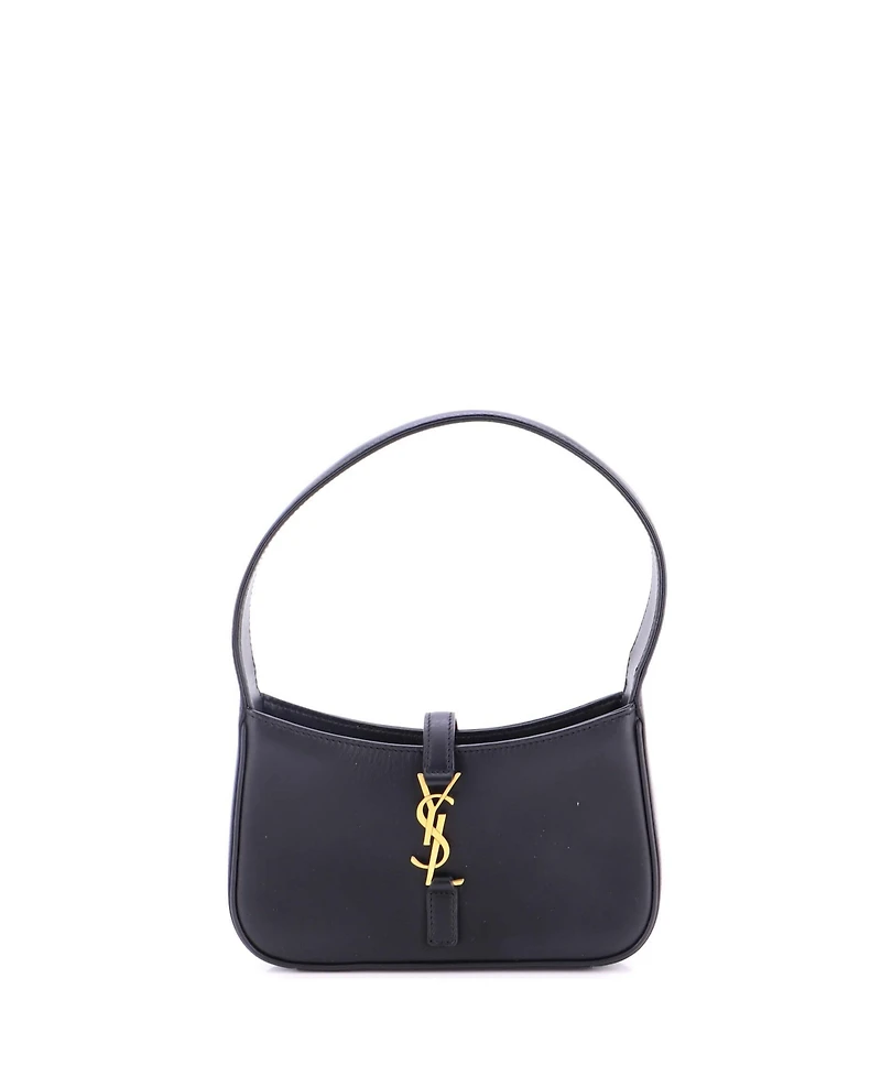 Pre-Owned Saint Laurent Mini Le 5 a 7 Hobo Leather
