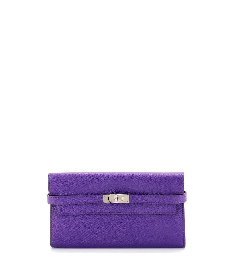 Pre-Owned HERMES Long Kelly Wallet Epsom