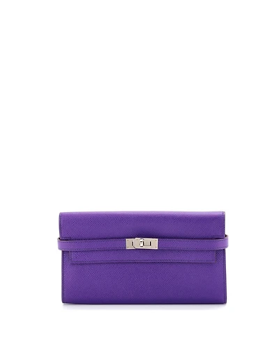 Pre-Owned HERMES Long Kelly Wallet Epsom