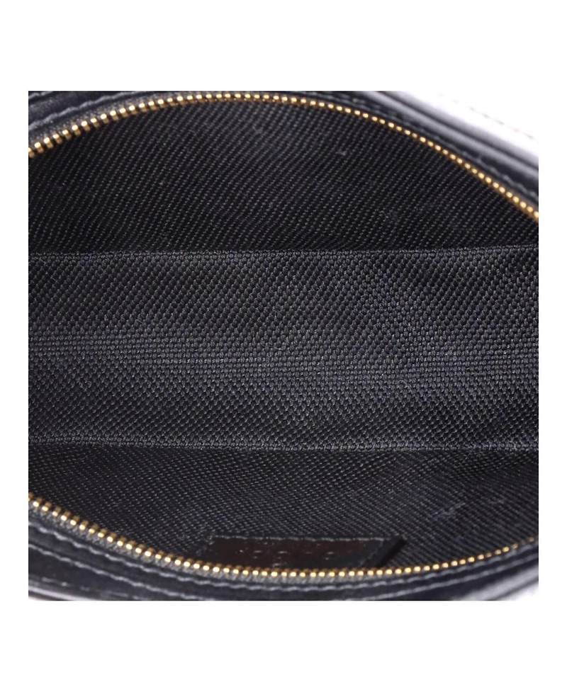 Pre-Owned Gucci Mini Moon Side Shoulder Bag Leather