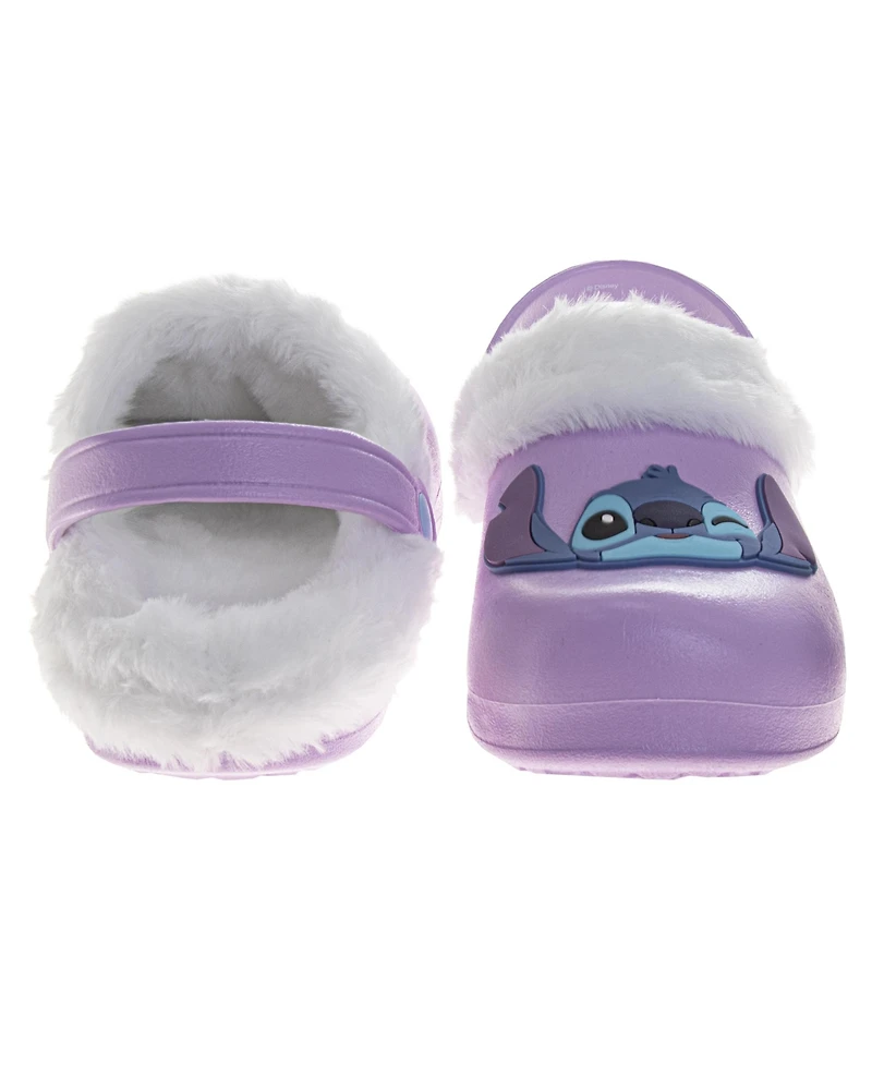 Disney Girls 1-13 Classic Fleece Lined Clogs