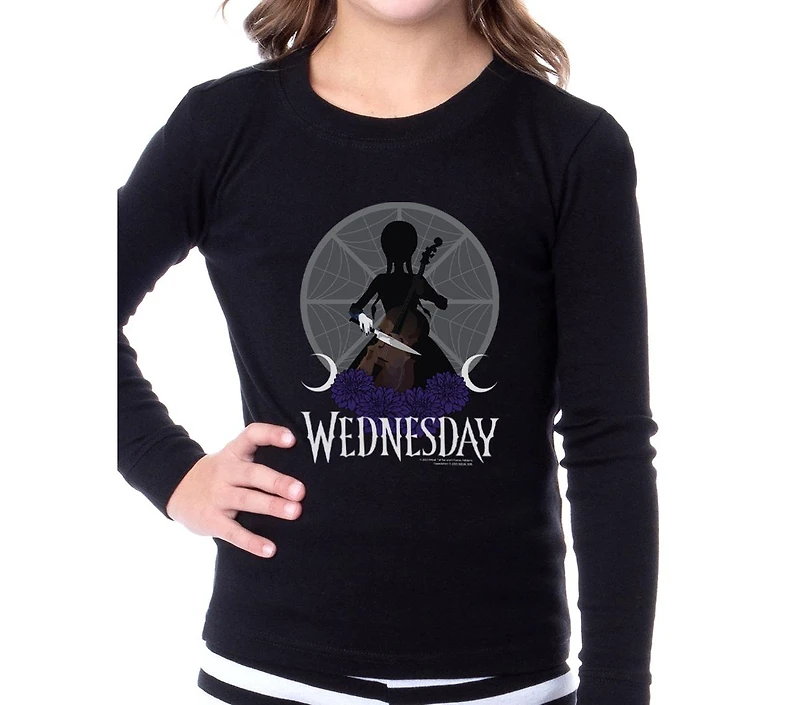 Wednesday Girl's (4-14) Pajamas Tonight Was Torture 2 Piece Kids Sleep Short Set