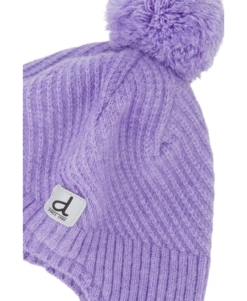 Deux par Deux Toddler Girl 2 - 4 Winter Peruvian Knit Hat