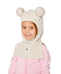 Deux par Deux Baby Unisex (0 - 24M) Knit Bear Balaclava