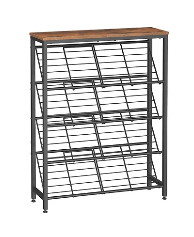 Slickblue 5-Tier Entryway Shoe Rack Organizer for Home Storage