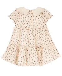Rare Editions Toddler Girls' 2T-4T Ditsy Floral Cotton Voile Dress