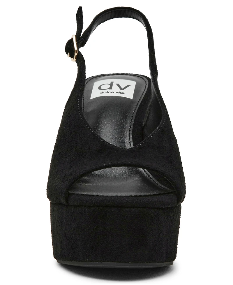Dv Dolce Vita Women's Wildan Slingback Platform Dress Sandals