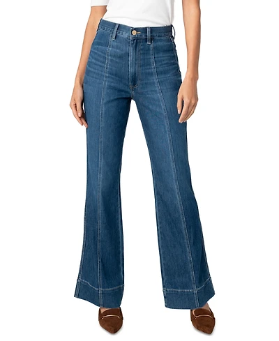 Liverpool Los Angeles Women's Relaxed High-Rise Seamed Bootcut Jeans