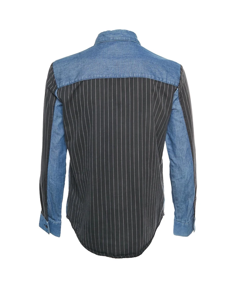 Pre-Owned Love Moschino Women's Beaded Cotton Belted Shirt