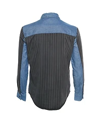 Pre-Owned Love Moschino Women's Beaded Cotton Belted Shirt