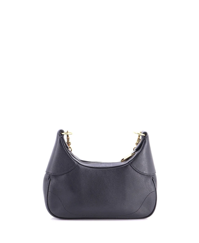 Pre-Owned Gucci Small Aphrodite Zip Shoulder Bag Leather