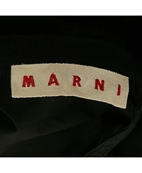 Pre-Owned Marni Women's Poplin Ruffled Mini Dress