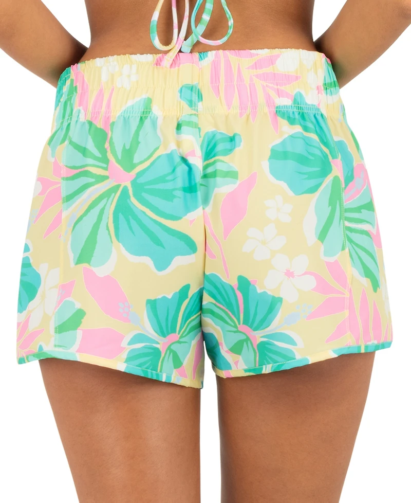 Hurley Women's Tie Waistband Zipper Boardshort