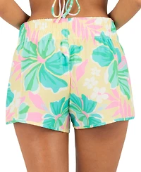 Hurley Women's Tie Waistband Zipper Boardshort