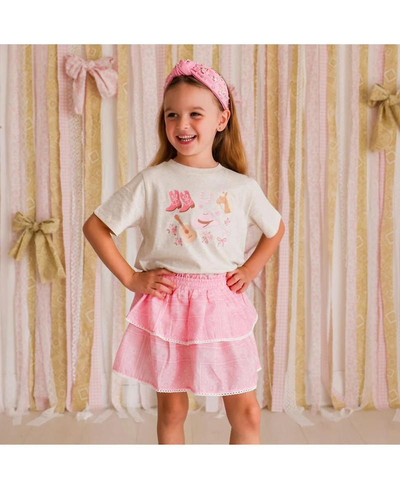 Sweet Wink Little and Big Girl's Cowgirl Cutie Western Gemstone Headband