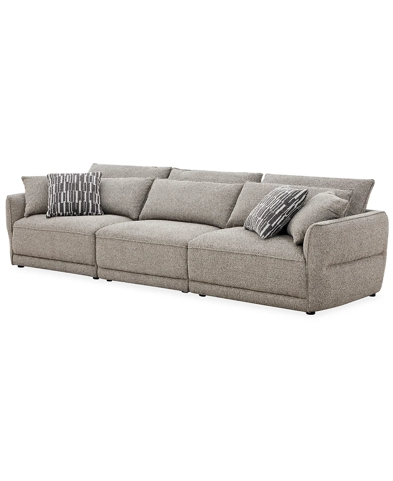 Evandro 3-Piece Sofa Set (Laf Chair, Raf Chair & Armless Chair), Macy's Exclusive